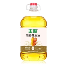 丰原食品 浓香花生油 5L 压榨一级 食用油