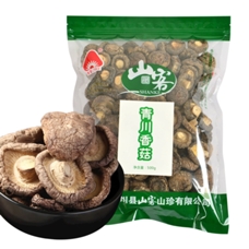 四川青川山客山珍土特产干货 菌菇蘑菇 肉厚无根干香菇 煲汤烹饪火锅食材500g袋装
