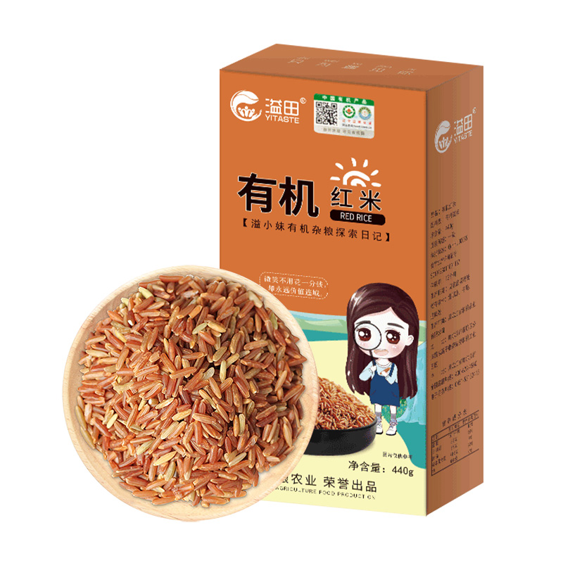 溢田 有机红米 440g